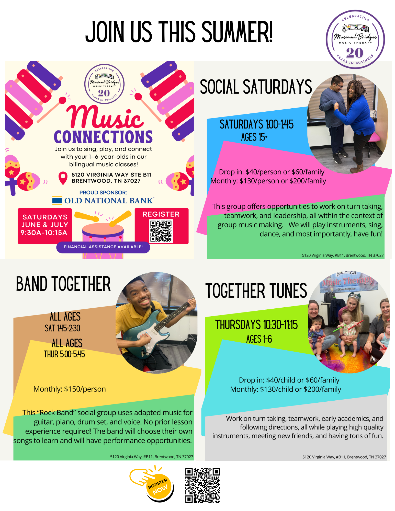 Musical Bridges Music Therapy Nashville Tennessee